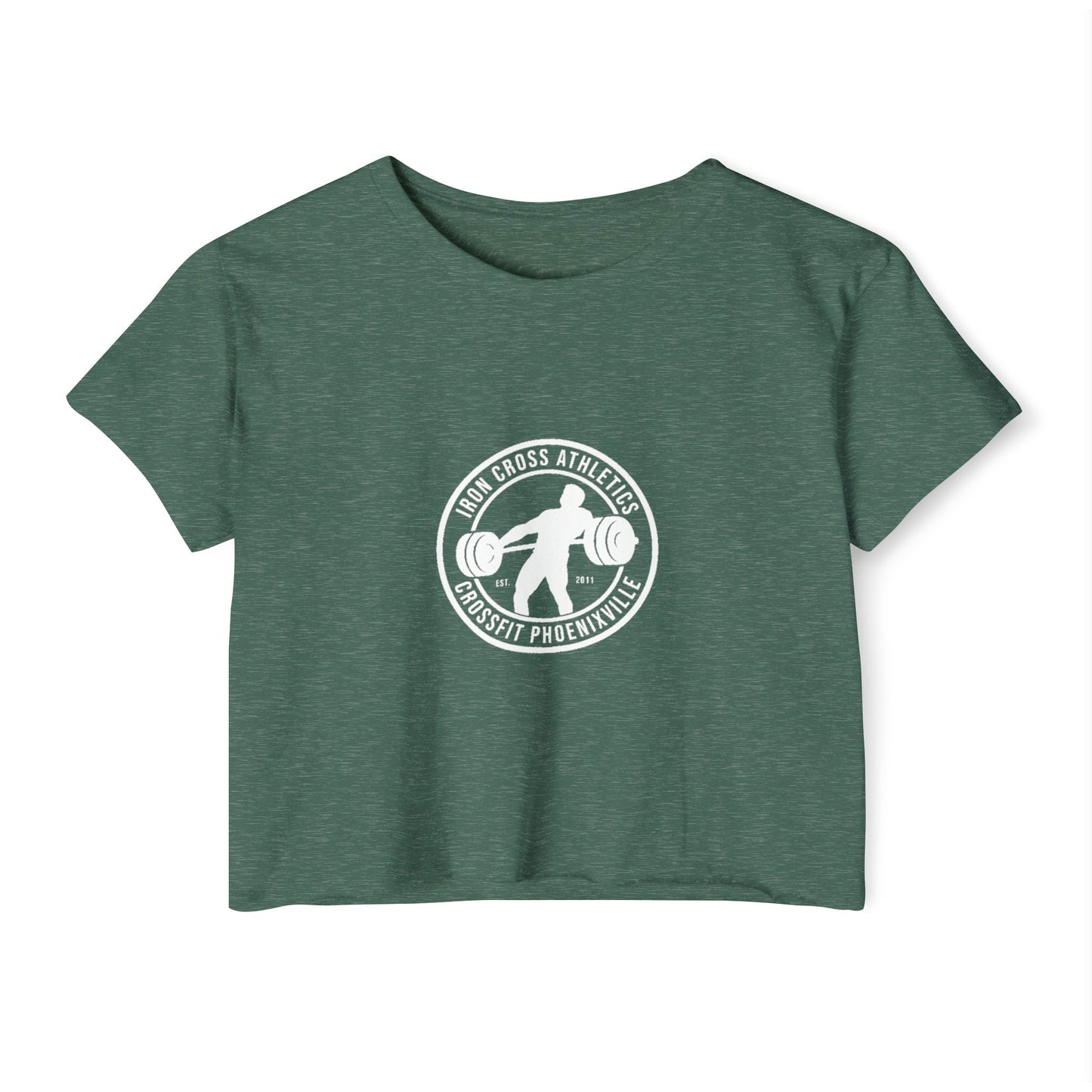 Women's Festival Crop Top - Casual Workout Tee for Athletes