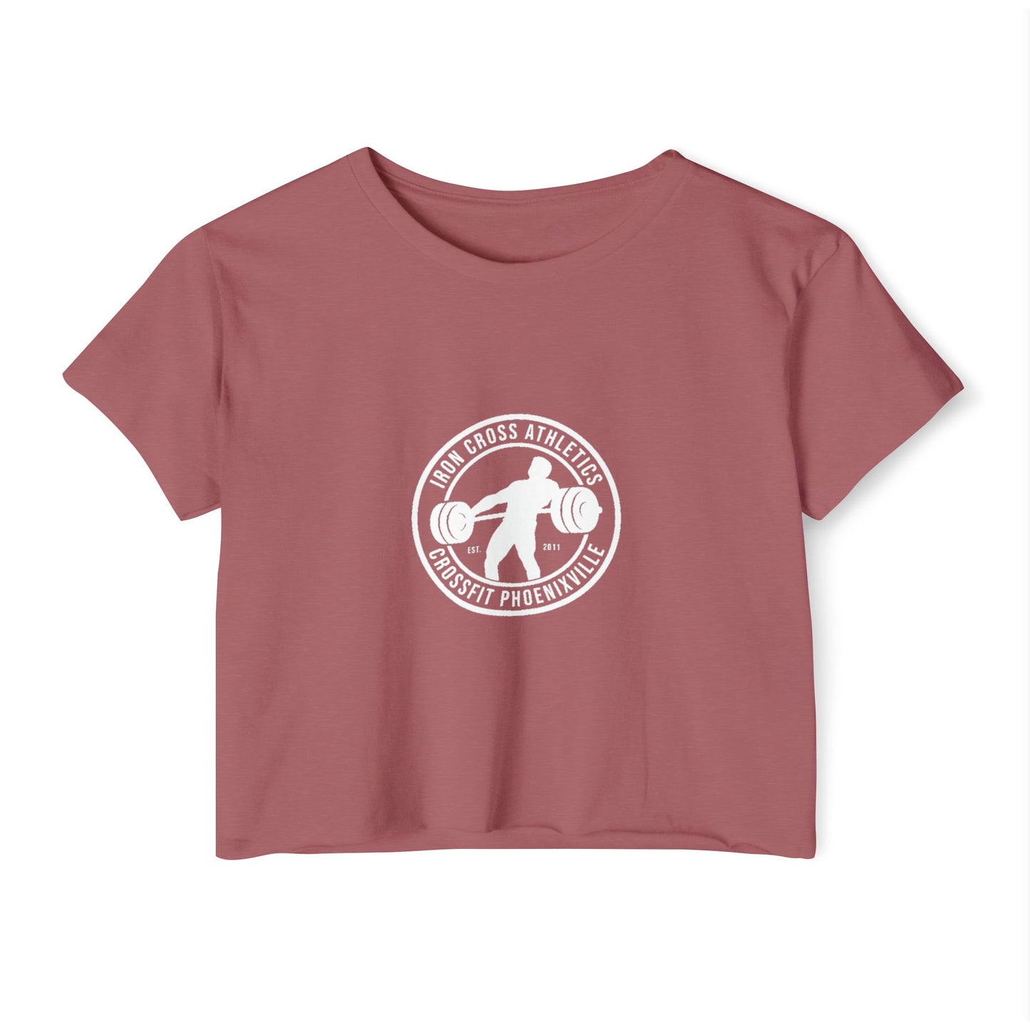 Women's Festival Crop Top - Casual Workout Tee for Athletes
