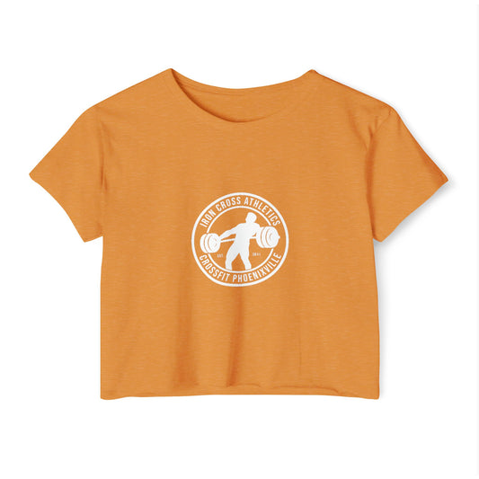 Women's Festival Crop Top - Casual Workout Tee for Athletes